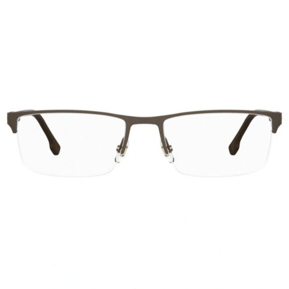 NEW SQUARE CARRERA 243 009Q 00 MEN EYEGLASSES CARRERA BROWN CLEAR EYEWEAR - Picture 2 of 3